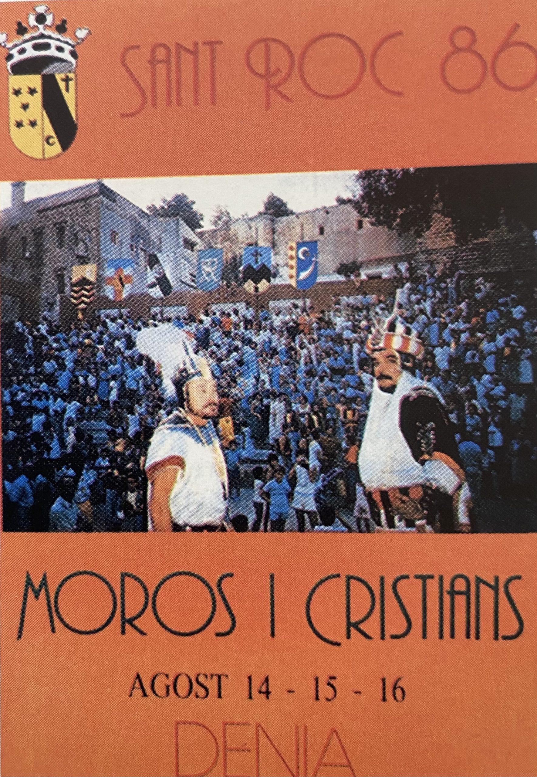 Fiestas de Moros y Cristianos en honor de San Roque 1986 Dénia